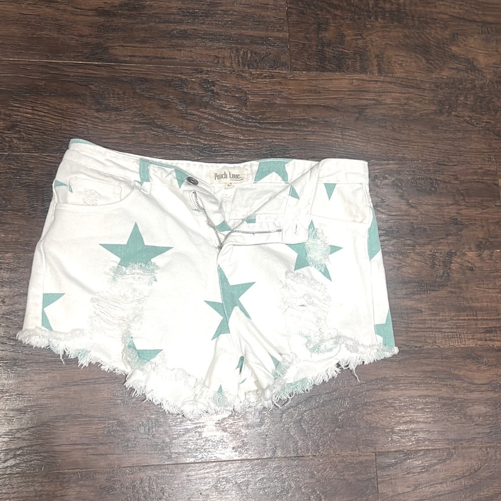 Frayed Star Shorts